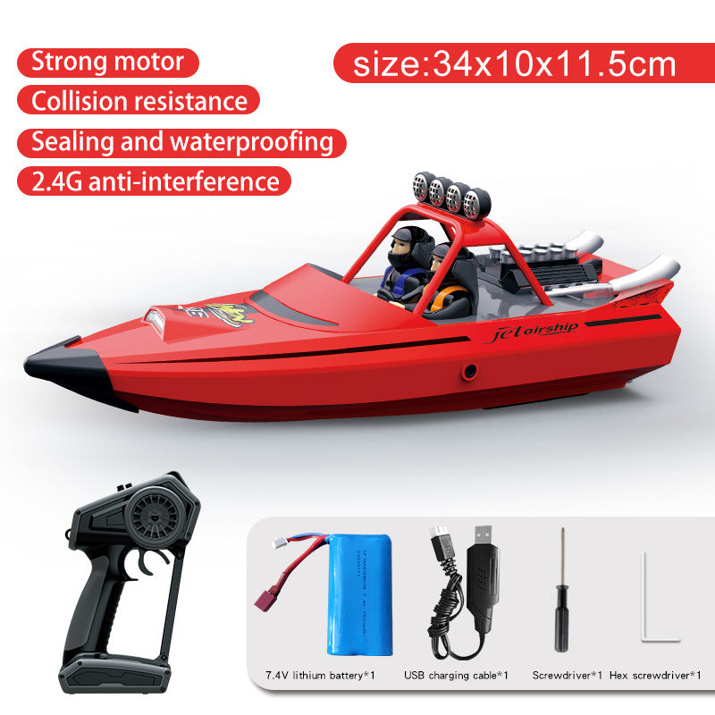High Speed Waterproof Remote Control Speedboat
