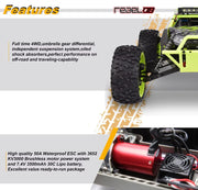 FSR Rebel DB Racing 53608 RC Car 1/10 4WD High-speed 90km/h Desert Off-road Vehicle Rally Car