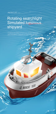 Remote Control Tugboat 2.4G frequency remote
