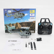 RC ERA C186 BO105 Four-Way Single Propeller Flybarless Helicopter