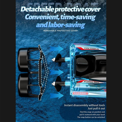 Brushless RC Boat With Self Righting And LED Light