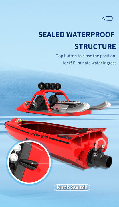 High Speed Waterproof Remote Control Speedboat
