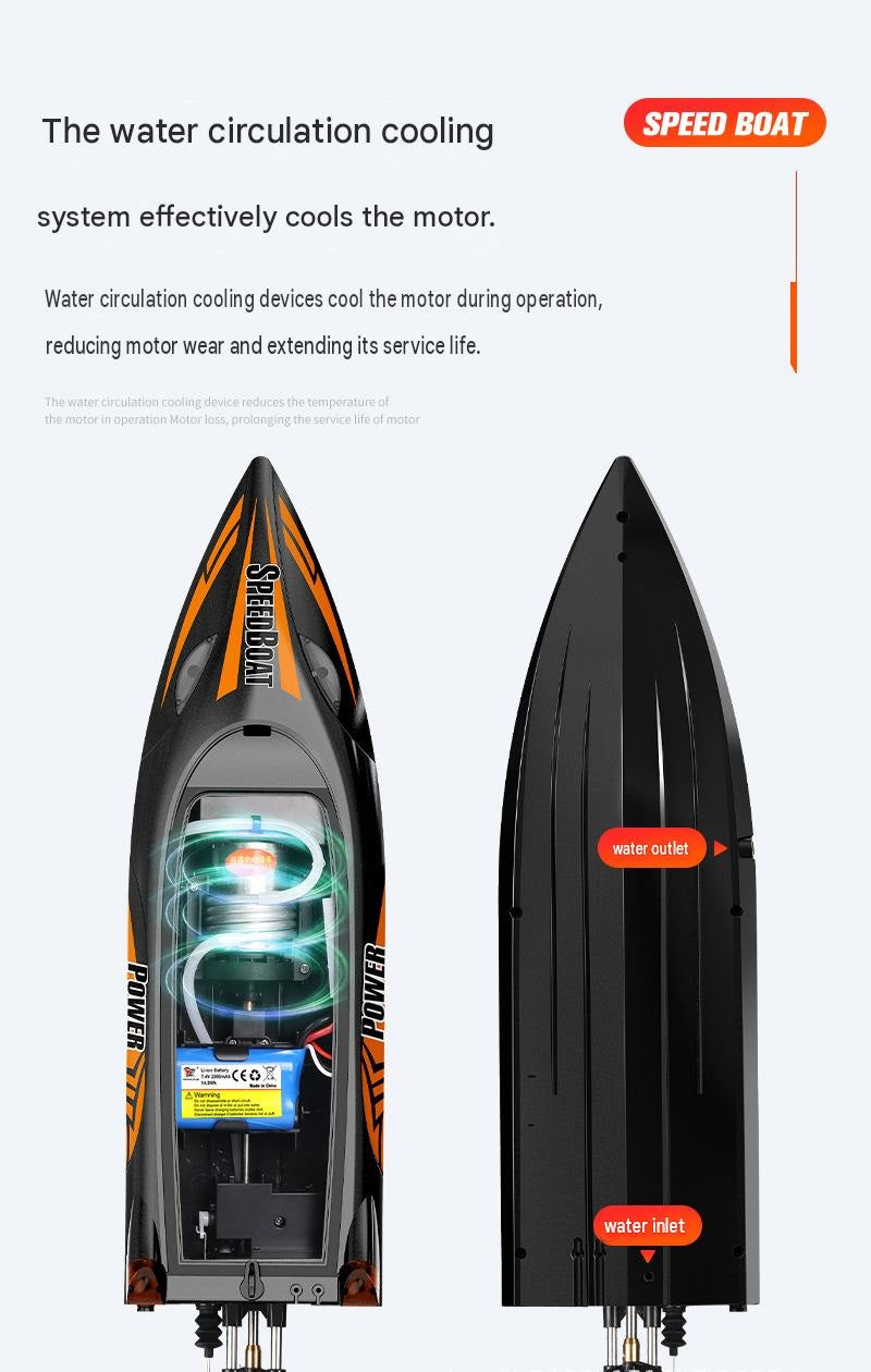 HJ810 High Speed Speedboat With Night Navigation Lights and Anti-Flip