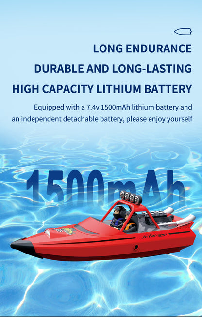 High Speed Waterproof Remote Control Speedboat