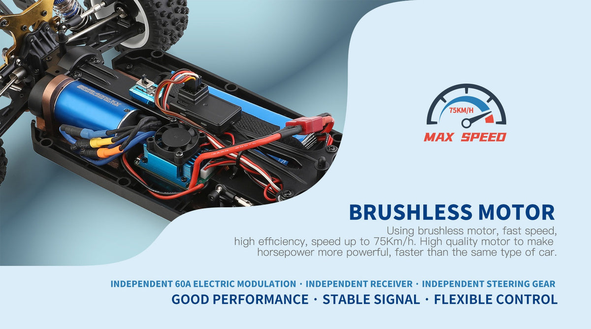 WLtoys 124017(V2) 1:12 4WD Brushless RC Buggy