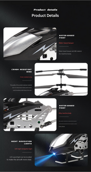 3.5 Channel Alloy Remote Control Helicopter with Light Display