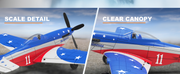LEAMBE P51 Mustang 4 Channel RC Airplane