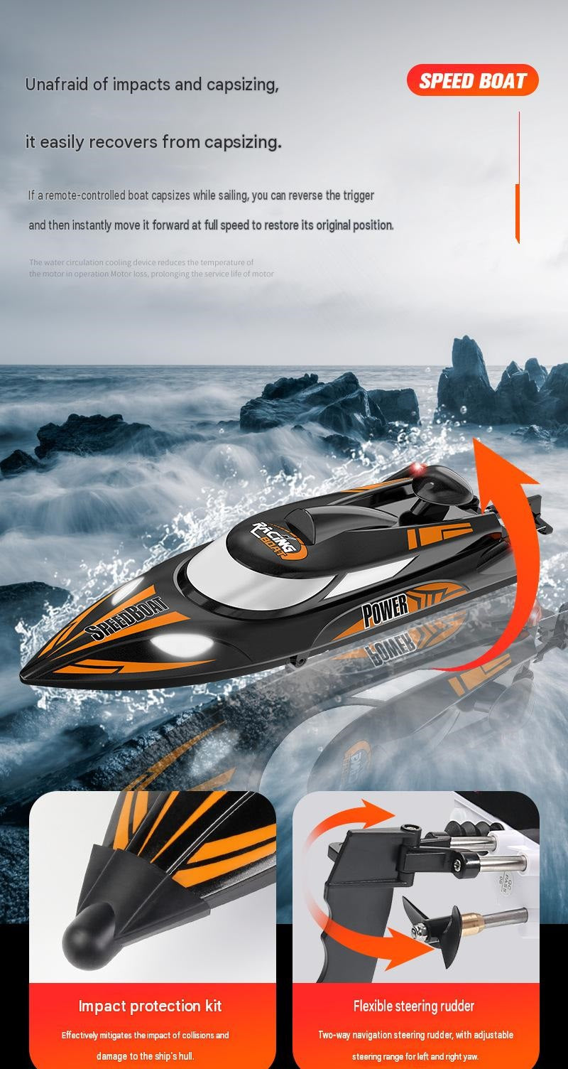 HJ810 High Speed Speedboat With Night Navigation Lights and Anti-Flip