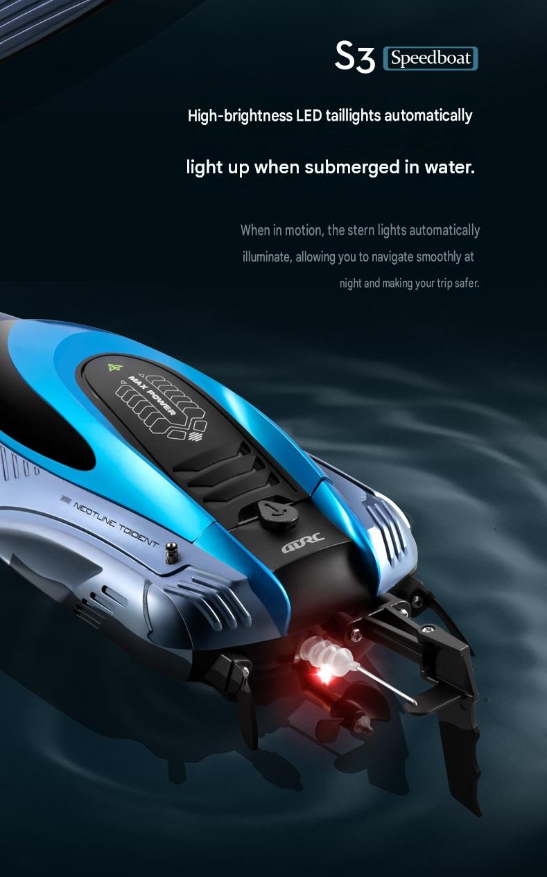 S3 High Speed Remote Control Speedboat