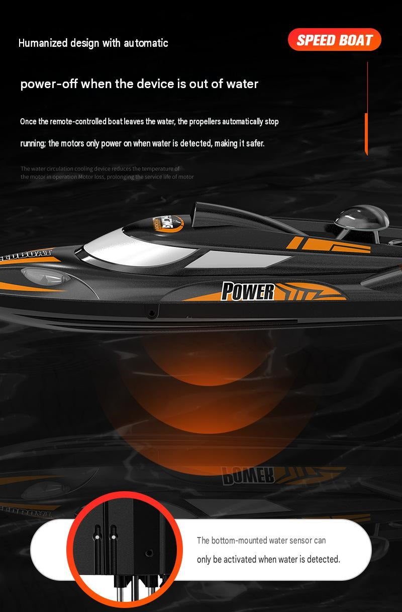 HJ810 High Speed Speedboat With Night Navigation Lights and Anti-Flip