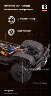 FMS FCX 1:10 4WD Off Road RC Toyota LC80 Climbing Vehicle