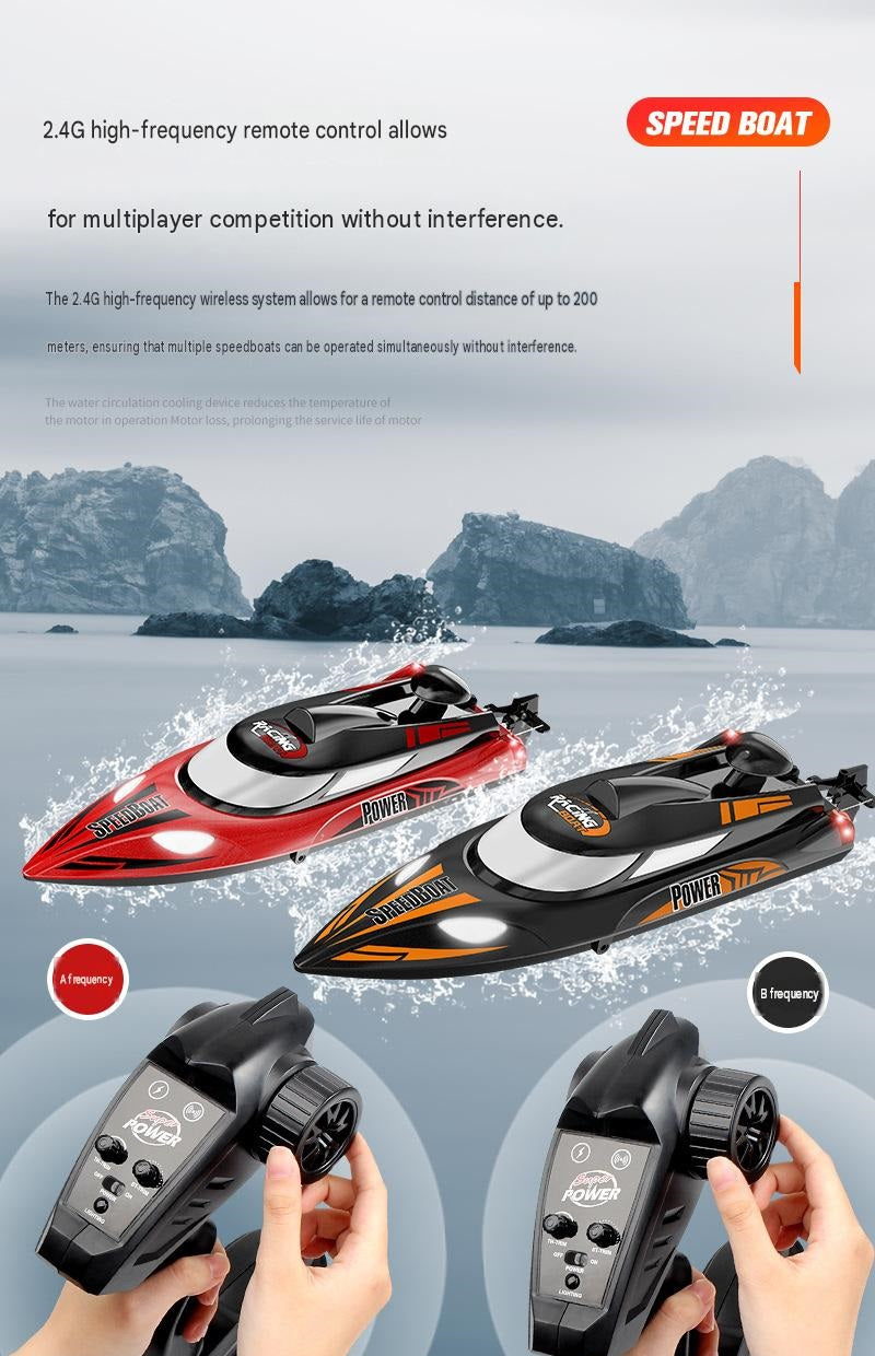 HJ810 High Speed Speedboat With Night Navigation Lights and Anti-Flip