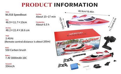 WLtoys WL918 High Speed RC Boat