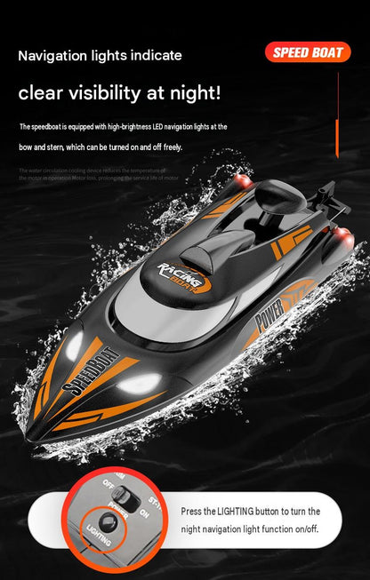 HJ810 High Speed Speedboat With Night Navigation Lights and Anti-Flip