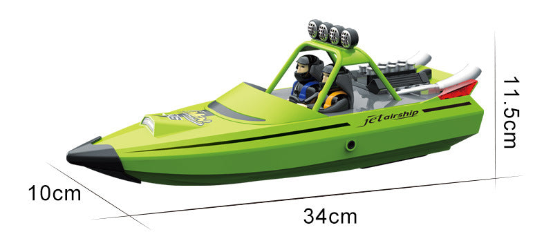 High Speed Waterproof Remote Control Speedboat