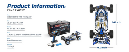 WLtoys 124017(V2) 1:12 4WD Brushless RC Buggy