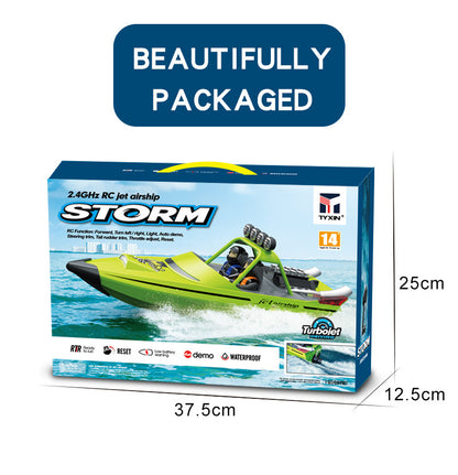 High Speed Waterproof Remote Control Speedboat