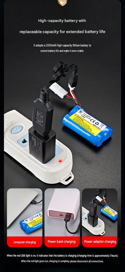 HJ806 Mini RC Boat With Low Battery And Range Alarm