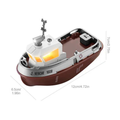 Rescue 1008 1:32 2.4G Scale Mini Remote Control Tugboat