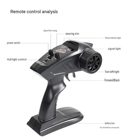 HJ810 High Speed Speedboat With Night Navigation Lights and Anti-Flip