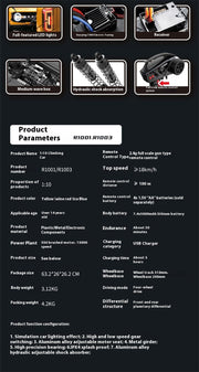 HB R1001 1:10 2.4G 4WD RTR Electric Off-Road Remote Control Crawler