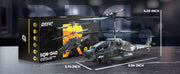 DEERC RC Helicopter With LED Lights And Altitude Hold