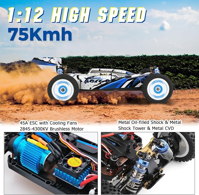 WLtoys 124017(V2) 1:12 4WD Brushless RC Buggy