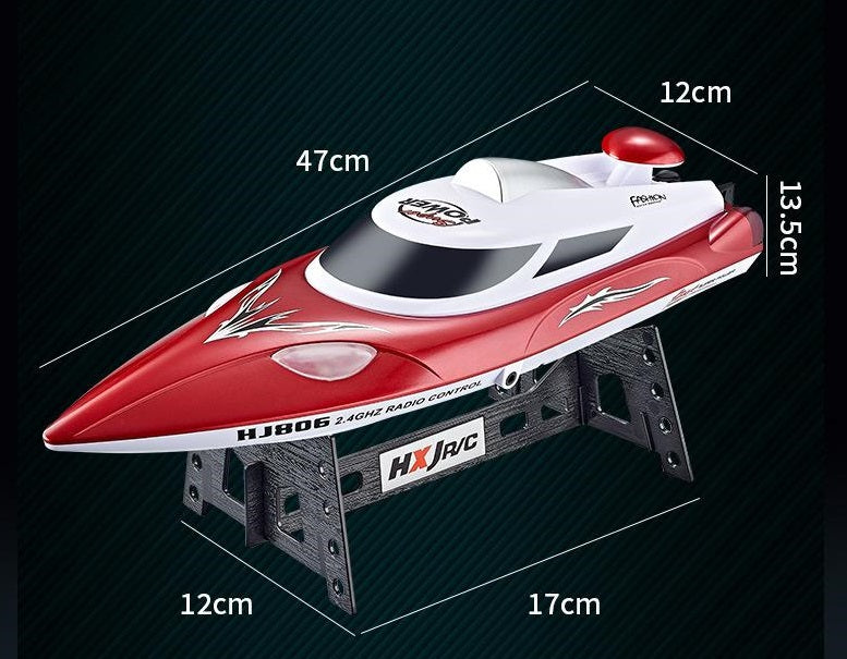 HJ806 Mini RC Boat With Low Battery And Range Alarm