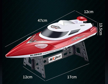 HJ806 Mini RC Boat With Low Battery And Range Alarm