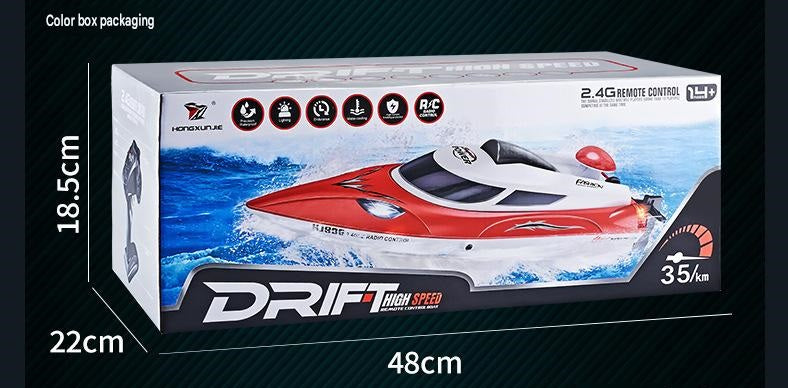 HJ806 Mini RC Boat With Low Battery And Range Alarm