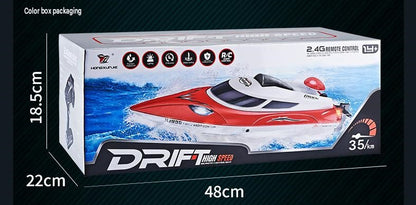 HJ806 Mini RC Boat With Low Battery And Range Alarm