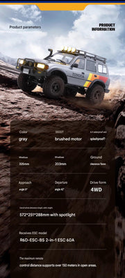 FMS FCX 1:10 4WD Off Road RC Toyota LC80 Climbing Vehicle