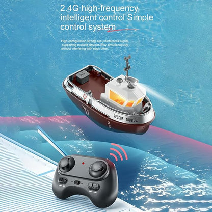 Rescue 1008 1:32 2.4G Scale Mini Remote Control Tugboat