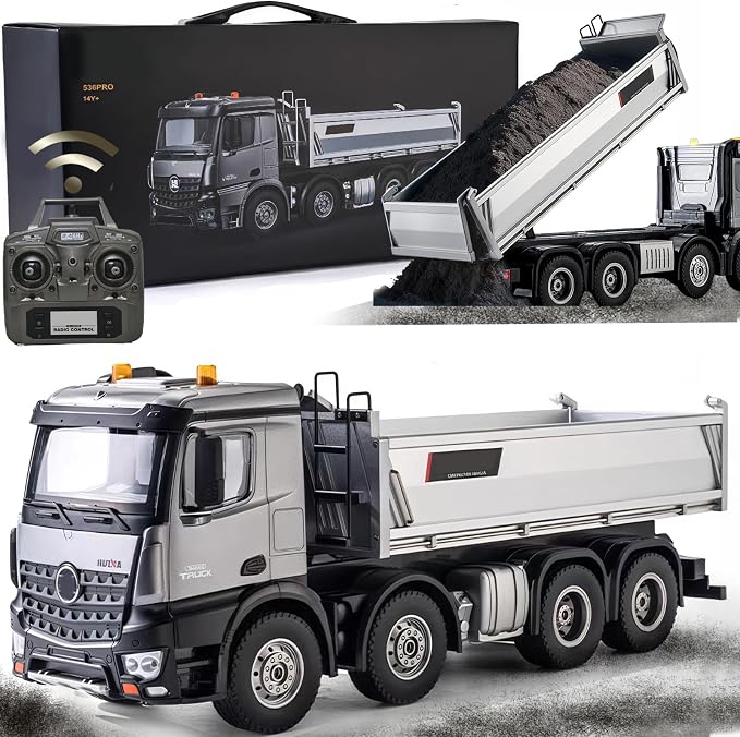 Huina 1536 Pro 1:14 8WD 21 Inch Alloy RC Dump Truck