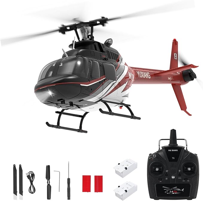 F08 1:27 Bell 206 6CH Pro RC Helicopter