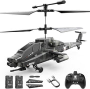 DEERC RC Helicopter With LED Lights And Altitude Hold