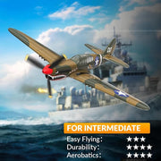 VOLANTEXRC 4 Channel P40 Fighter RC Airplane
