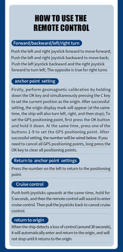 Super Okura GPS 25000 mAh Battery Remote Control Fishing Bait Boat