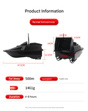Super Okura GPS 25000 mAh Battery Remote Control Fishing Bait Boat