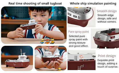 Rescue 1008 1:32 2.4G Scale Mini Remote Control Tugboat