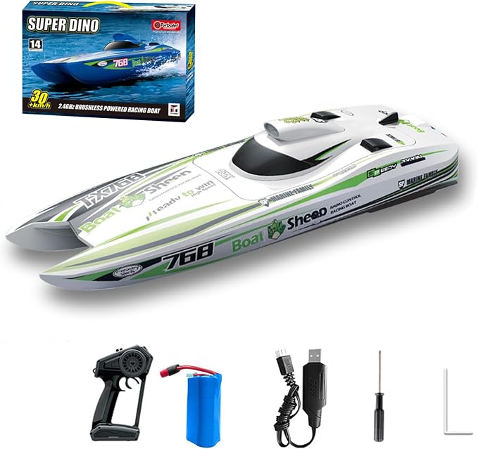 Super Dino TX768 High Speed Brushless Turbojet RC Racing Boat