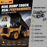 Kolegend 1:18 4WD Remote Control Dump Truck