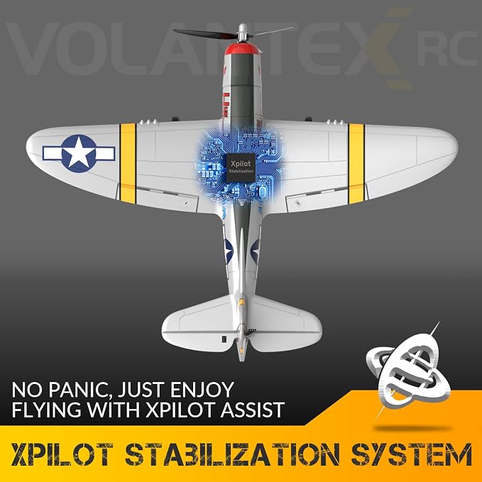 VOLANTEXRC P-47 Thunderbolt 4 Channel RC Airplane