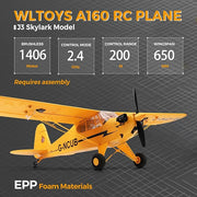 WLtoys A160 J3 Skylark 5 Channel RC Plane