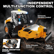YG131 1:50 RC Road Roller With Metal Blade