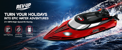 HJ810 High Speed Speedboat With Night Navigation Lights and Anti-Flip