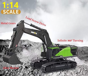 HUINA 1593 1:14 28 Channel Full-Function RC Excavator