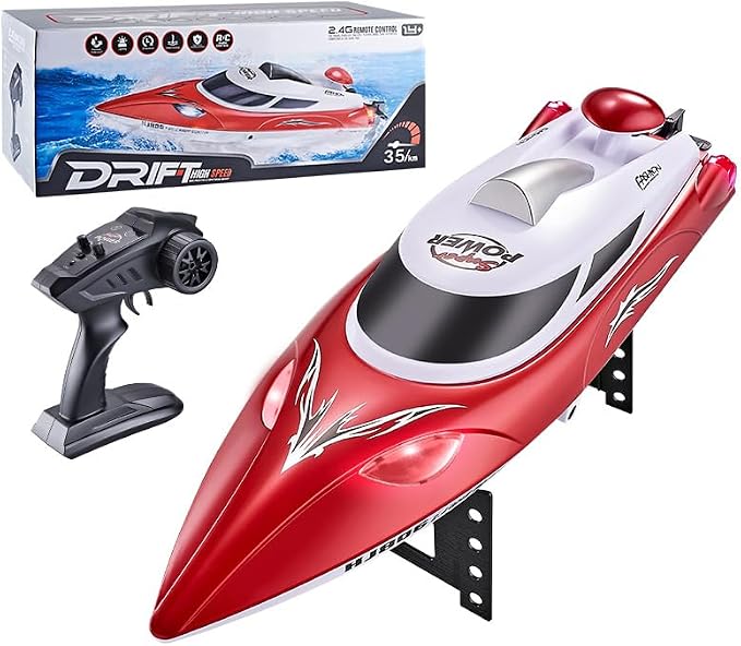 HJ806 Mini RC Boat With Low Battery And Range Alarm