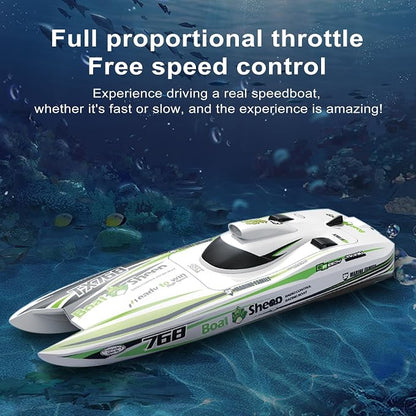 Super Dino TX768 High Speed Brushless Turbojet RC Racing Boat