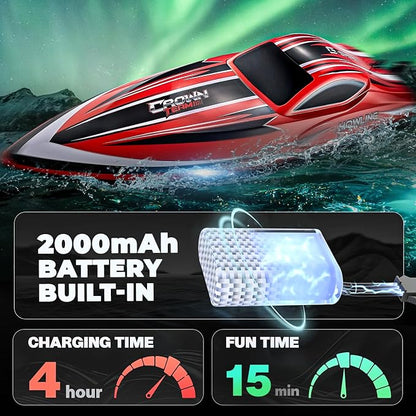 HJ818PRO 16Inch Brushless High Speed Remote Control Speedboat